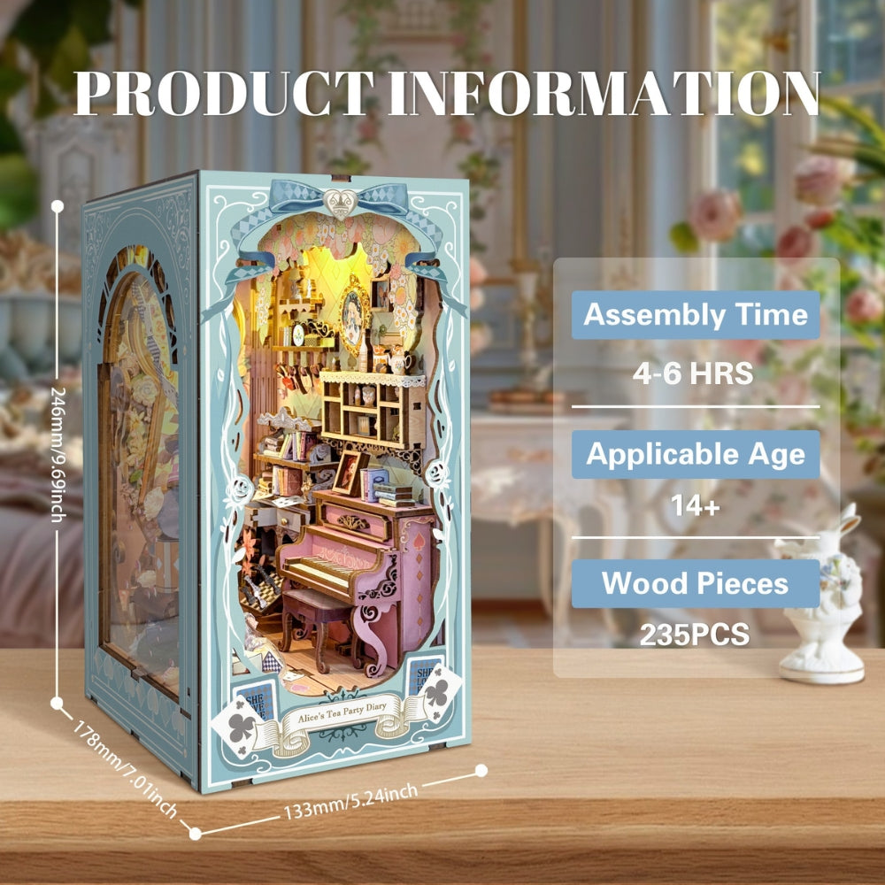 Alice's Tea Party Diary Dimensions and Info