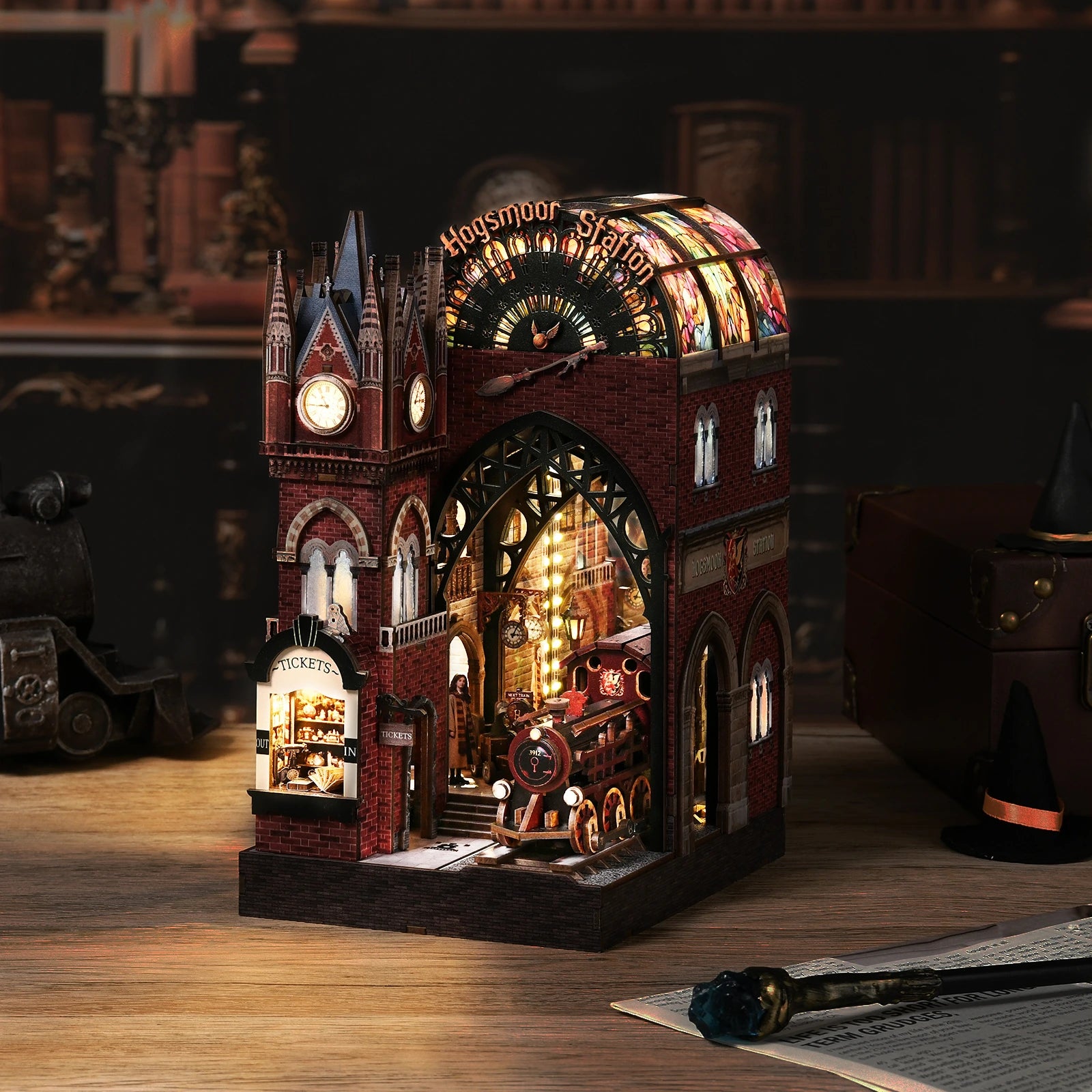 Hogsmoor Station Display with Lighting
