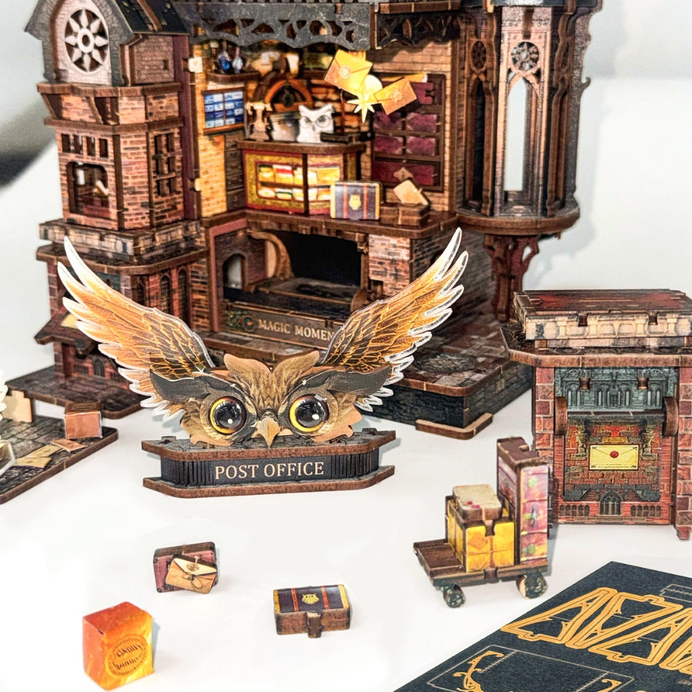 Owl Post Office DIY Mini House Kit l DIY Miniature Kit