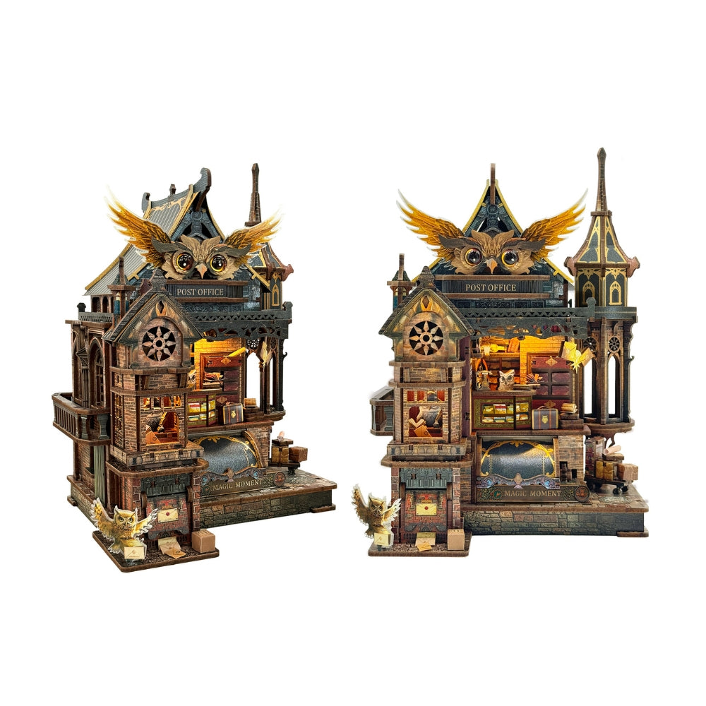 Owl Post Office DIY Mini House Kit l DIY Miniature Kit